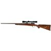 Image 2 : Engraved Gold Inlaid DWM Bolt Action Sporting Rifle with Scope in 22-250 Caliber