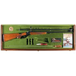 Cased Ruger No. 1 Lyman Centennial Edition II Single Shot Rifle with Scope
