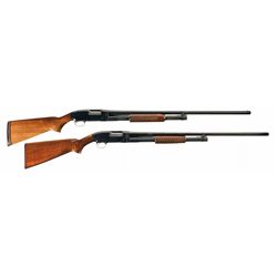 Two Winchester Slide Action Shotguns