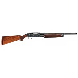 Engraved Winchester Model 25 Slide Action Shotgun