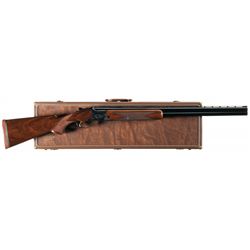 Belgian Browning Lighting Superposed Shotgun with Box and Case