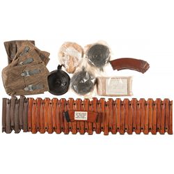 Group of Fifty Ak-Style Magazines, Four Drum Magazines and Four Magazine Pouches
