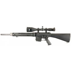 Armalite AR-10T Semi-Automatic Rifle with Case, Extra Magazines and Springfield 4-14x Scope