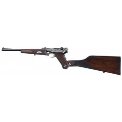 Exceptionally Beautiful Custom Rendition of a Model 1902/06 Transitional Luger Carbine with GL Signa