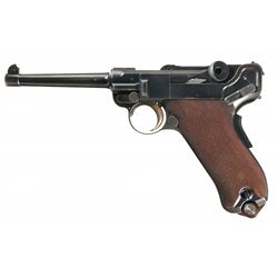 Rare Extremely Early Three Digit Serial Number 116 DWM Model 1900 Swiss Contract Luger Pistol