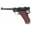 Image 1 : Swiss Model 1900 DWM Commercial Luger Pistol with Swiss Leather Holster