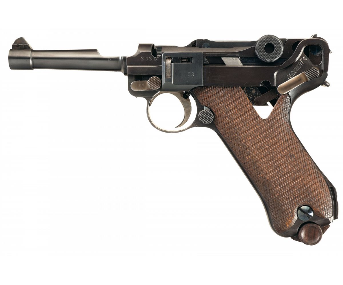 Cutaway Demonstration Model Of A DWM Luger Pistol With Naval Style 