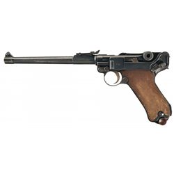 1914 Dated Crown-Erfurt Artillery Luger Rig with Matching Board Stock, 1917 Dated Holster and Cleani