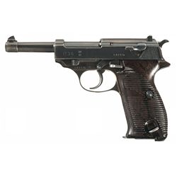 World War II Walther "ac/41" Code P38 Semi-Automatic Pistol