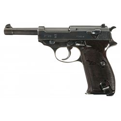 World War II Walther "ac/41" Code P38 Semi-Automatic Pistol