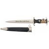 Image 1 : Nazi WKC SS Dagger with Sheath and Scarce RZM Inventory Tag