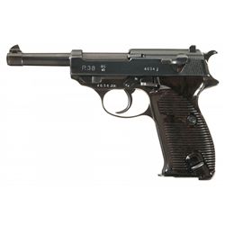 World War II Walther "ac/41" Code P38 Semi-Automatic Pistol