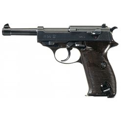 World War II Walther "ac/42" Code P38 Semi-Automatic Pistol