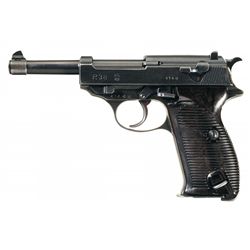 World War II Walther "ac/42" Code P38 Semi-Automatic Pistol