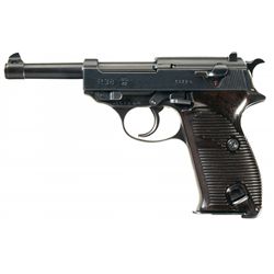 World War II Walther "ac/42" Code P38 Semi-Automatic Pistol