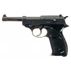 World War II Walther "ac/42" Code P38 Semi-Automatic Pistol