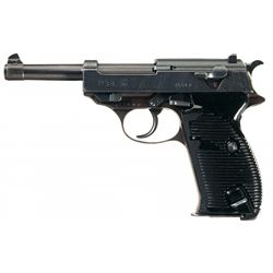 World War II Walther "ac/42" Code P38 Semi-Automatic Pistol