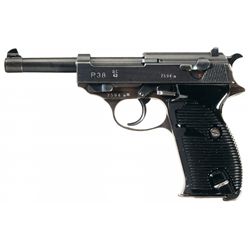 World War II Walther "ac/43" Code P38 Semi-Automatic Pistol
