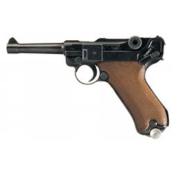 Mauser "42" Code 1940 Dated Luger Pistol with Holster