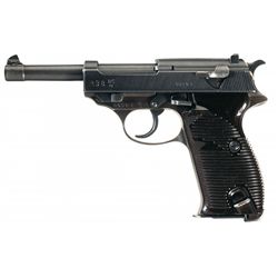 Unique World War II Walther "ac/43" Code P38 Semi-Automatic Pistol