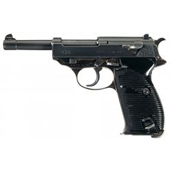 World War II Walther "ac44" Code P38 Semi-Automatic Pistol