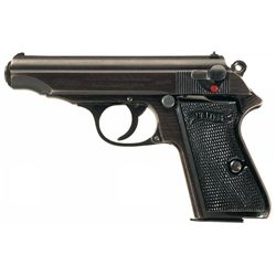 Walther Model PP Semi-Automatic Pistol with Marked Shoulder Holster