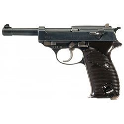 Late World War II Walther "ac45" Code P38 Semi-Automatic Pistol with FN Frame