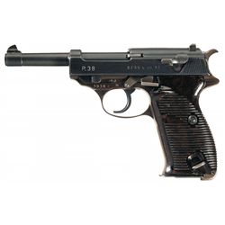 Late World War II Walther "ac45" Code P38 Semi-Automatic Pistol
