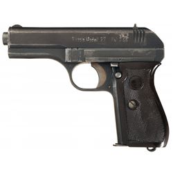 World War II Nazi Police Eagle K Proofed Cz Model 1927 Semi-Automatic Pistol with Matching Magazine