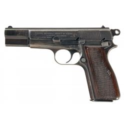World War II Nazi Occupation Production FN 1935 High Power Semi-Automatic Pistol with Holster and Ex