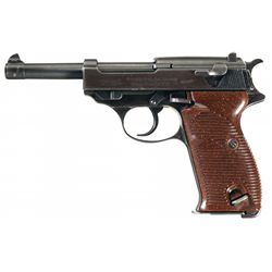 Scarce World War II Nazi Military Proofed Commercial Walther HP Semi-Automatic Pistol