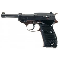 Unique Unserialized World War II Mauser "byf/44" Code P38 Semi-Automatic Pistol with Walther Frame