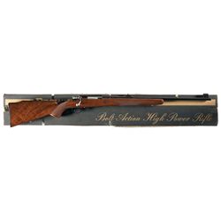 Boxed Belgian Browning Safari Grade Bolt Action Rifle in 7x57mm Caliber