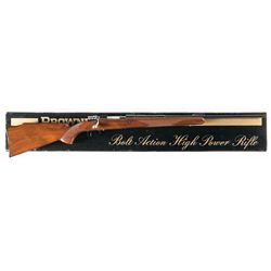 Boxed Belgian Browning Safari Grade Bolt Action Rifle in 257 Roberts Caliber