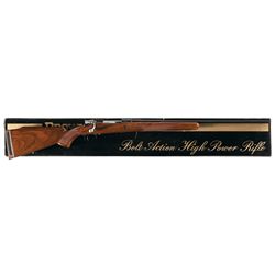 Belgian Browning Safari Grade High Power Bolt Action Rifle in 300 Savage Caliber with Box