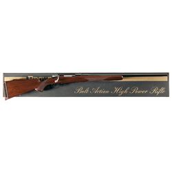 Boxed Belgian Browning Safari Grade High Power Bolt Action Rifle in 10.75 X 68