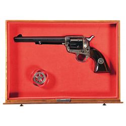 Colt Texas Ranger Commemorative Single Action Army Revolver with Presentation Case and Book