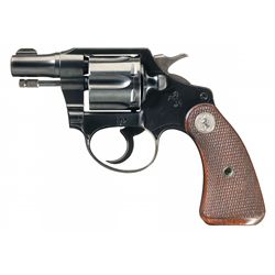 Unique Colt Bankers' Special Style Model Double Action Revolver in 22 Long Rifle with Unmarked Barre