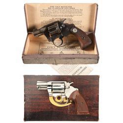 Collector's Lot of Two Colt Double Action Revolvers