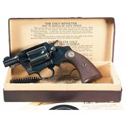 Fantastic Pre-World War II Colt Detective Special Double Action Revolver with Box
