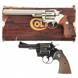 Two Colt Double Action Revolvers