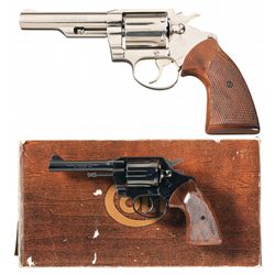 Two Colt Double Action Revolvers