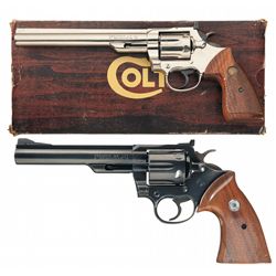 Two Colt Trooper Double Action Revolvers