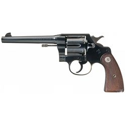 Excellent Colt New Service Model Double Action Revolver