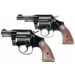 Collector's Lot of Two Colt Double Action Revolvers