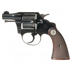 Boston Police Department Marked Colt Bankers Special Double Action Revolver