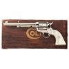 Image 1 : Nickel Plated Colt Second Generation Single Action Army Revolver with Factory Box