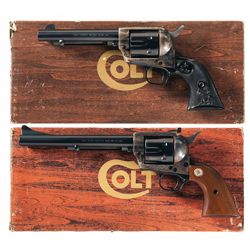 Collector's Lot of Two Boxed Colt Single Action Revolvers
