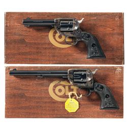 Collector's Lot of Two Boxed Colt Peacemaker Revolvers