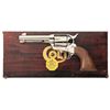 Image 1 : Nickel Plated Colt Third Generation Single Action Army Revolver with Original Factory Box